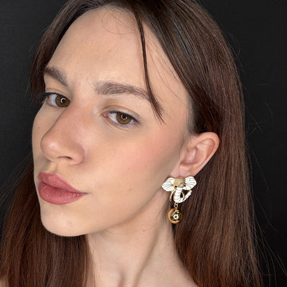 Palestro Milano Orecchini Elefante Gold Plated