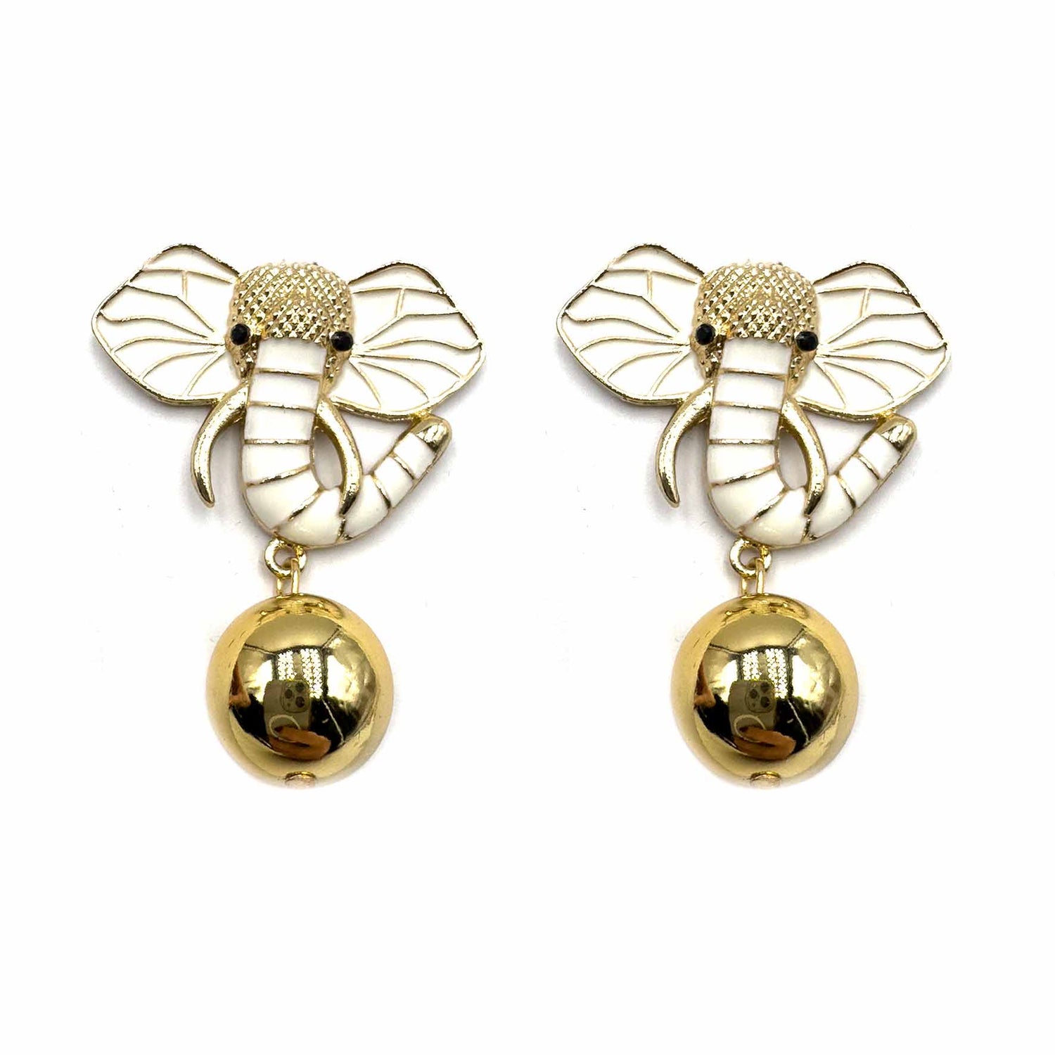Palestro Milano Orecchini Elefante Gold Plated