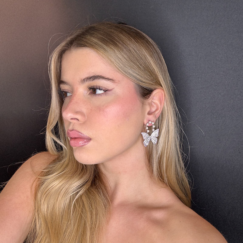 Palestro Milano Orecchini Farfalla Regale
