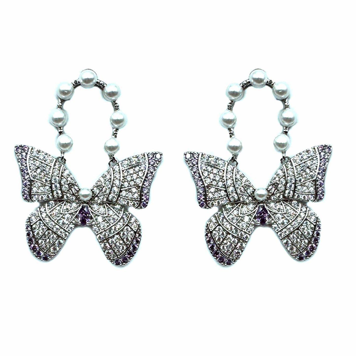 Palestro Milano Orecchini Farfalla Regale