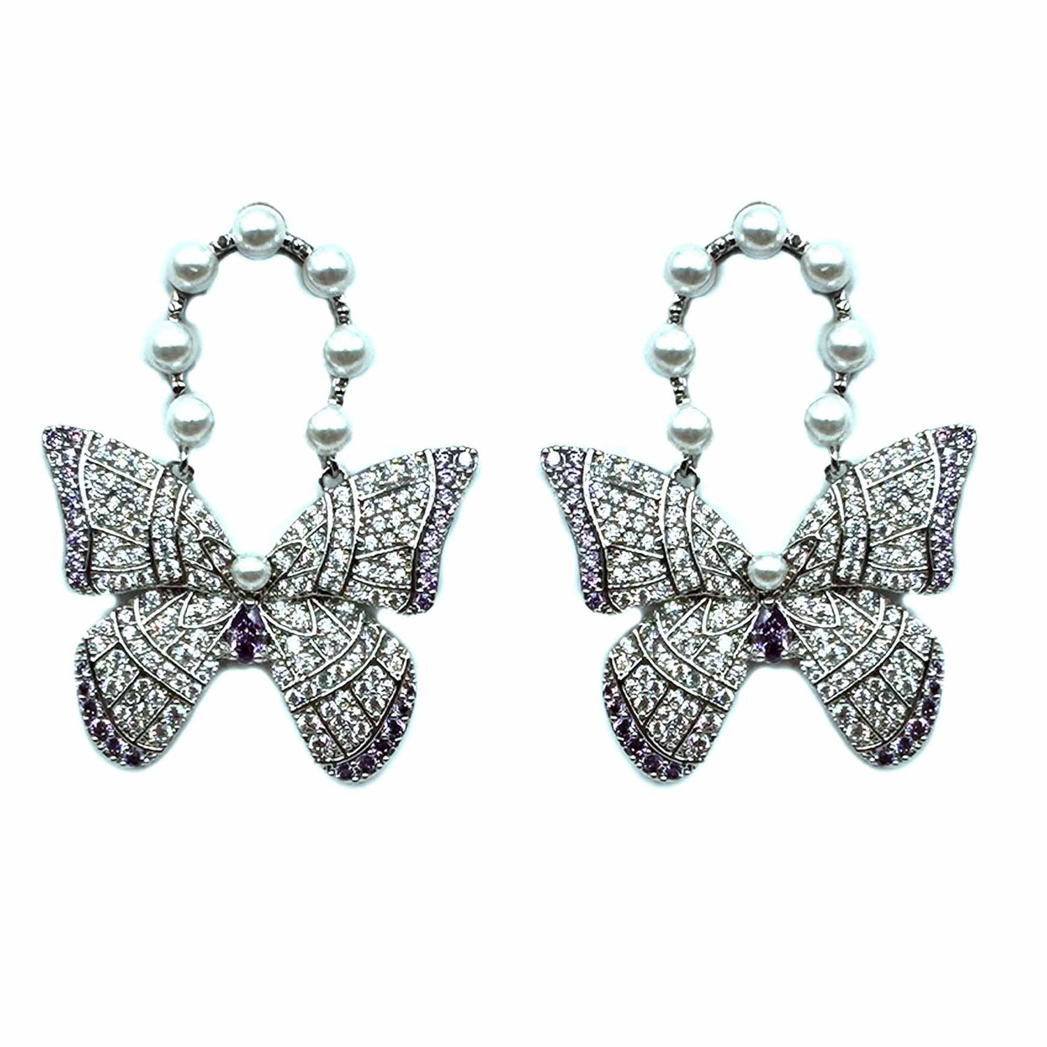 Palestro Milano Orecchini Farfalla Regale