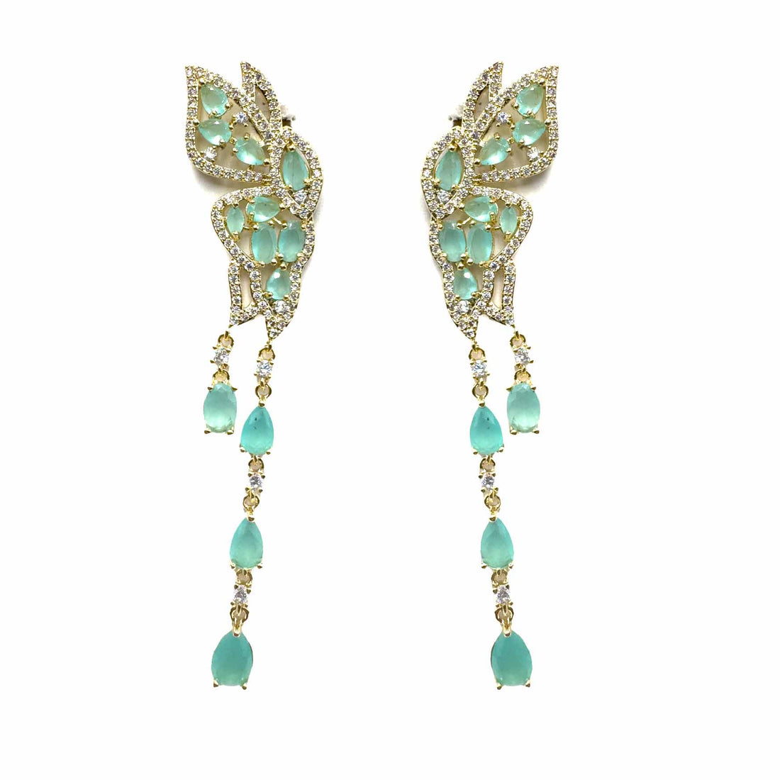 Palestro Milano Orecchini Farfalle Celesti