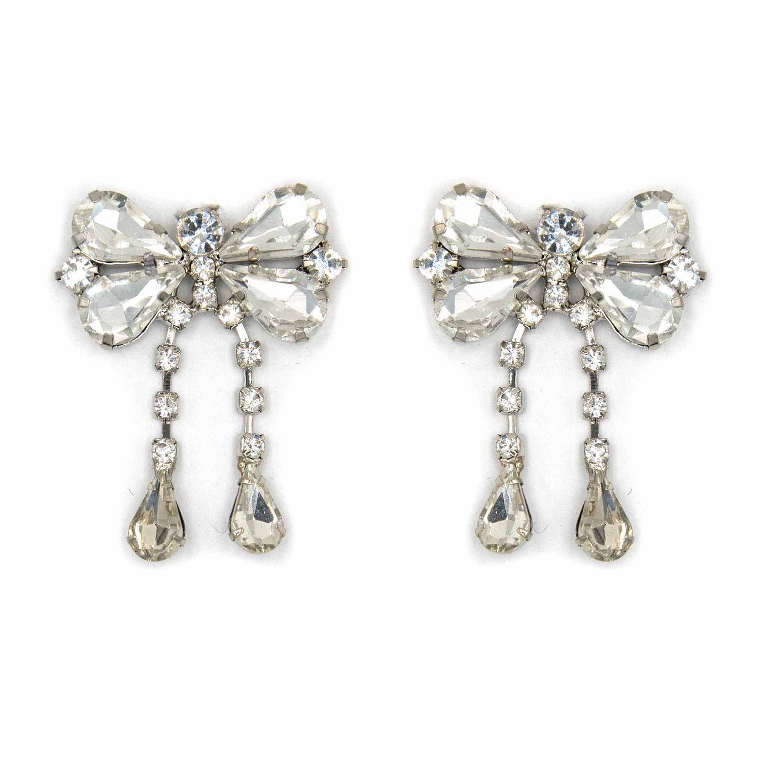 Palestro Milano Orecchini Farfalle Cristalline