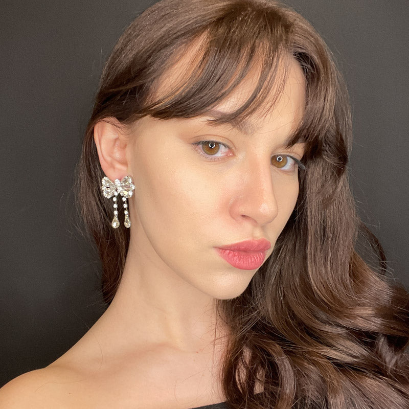 Palestro Milano Orecchini Farfalle Cristalline