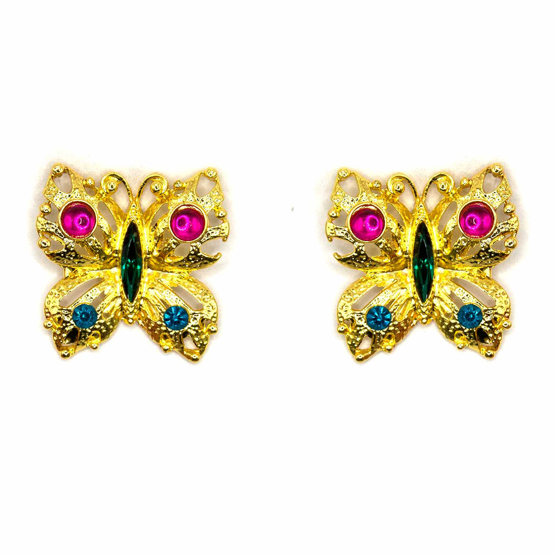 Palestro Milano Orecchini Farfalle gold plated