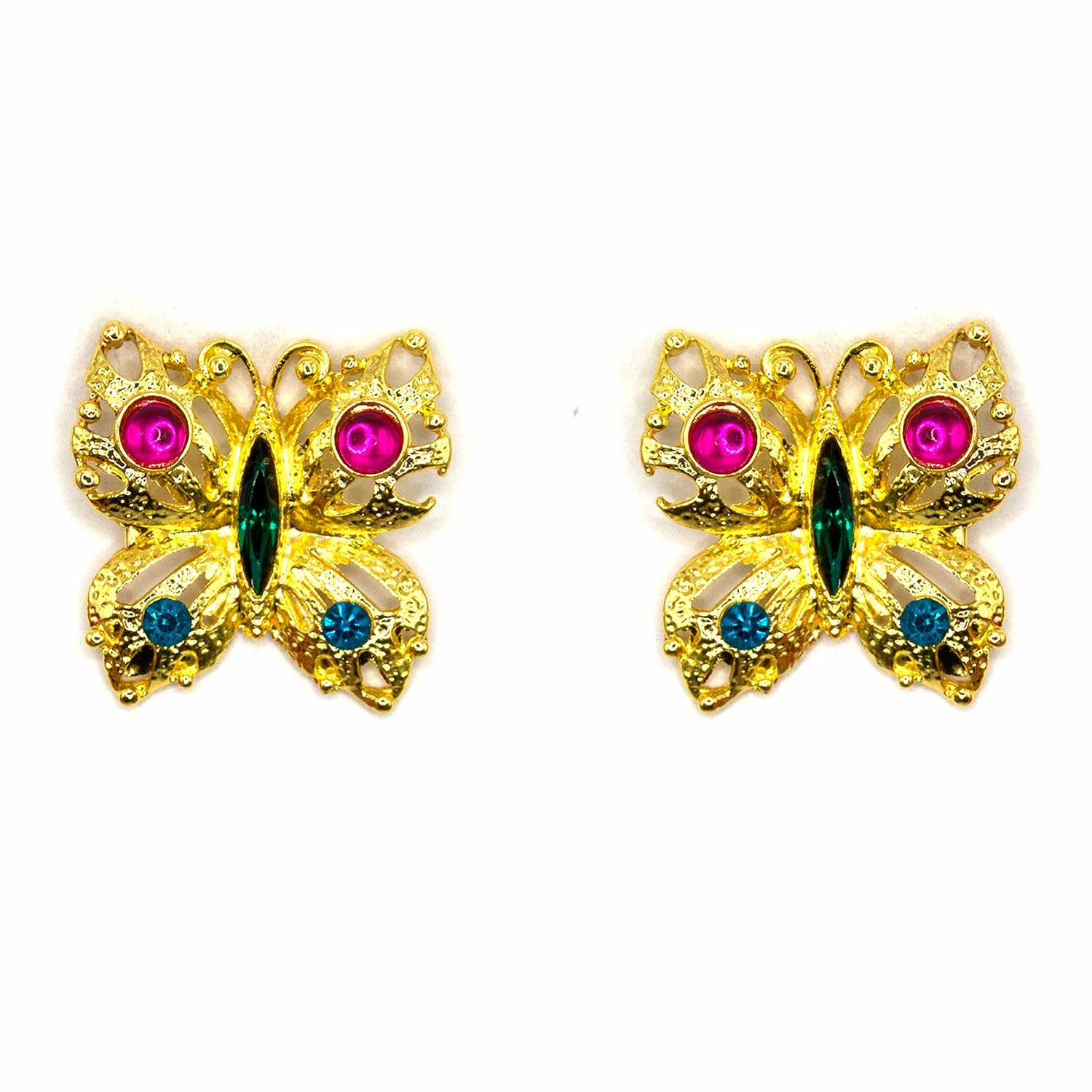 Palestro Milano Orecchini Farfalle gold plated