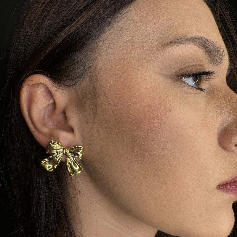 Palestro Milano Orecchini Fiocchetti gold