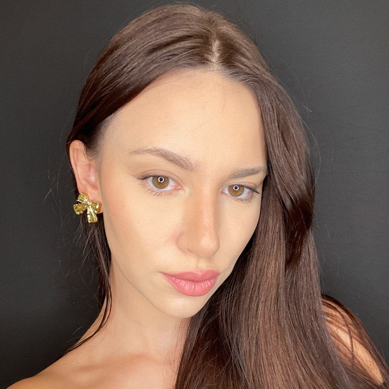 Palestro Milano Orecchini Fiocchetti gold