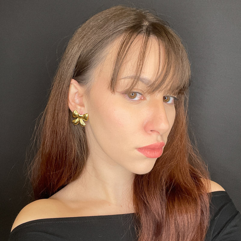 Palestro Milano Orecchini Fiocchetti Gold Plated