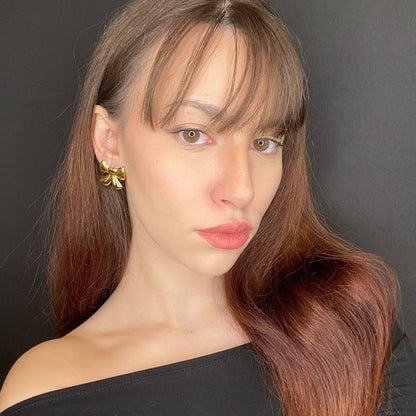 Palestro Milano Orecchini Fiocchetti Gold Plated