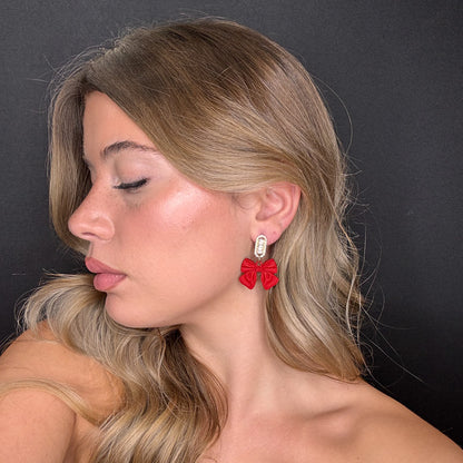 Palestro Milano Orecchini Fiocchetti Luccicosi