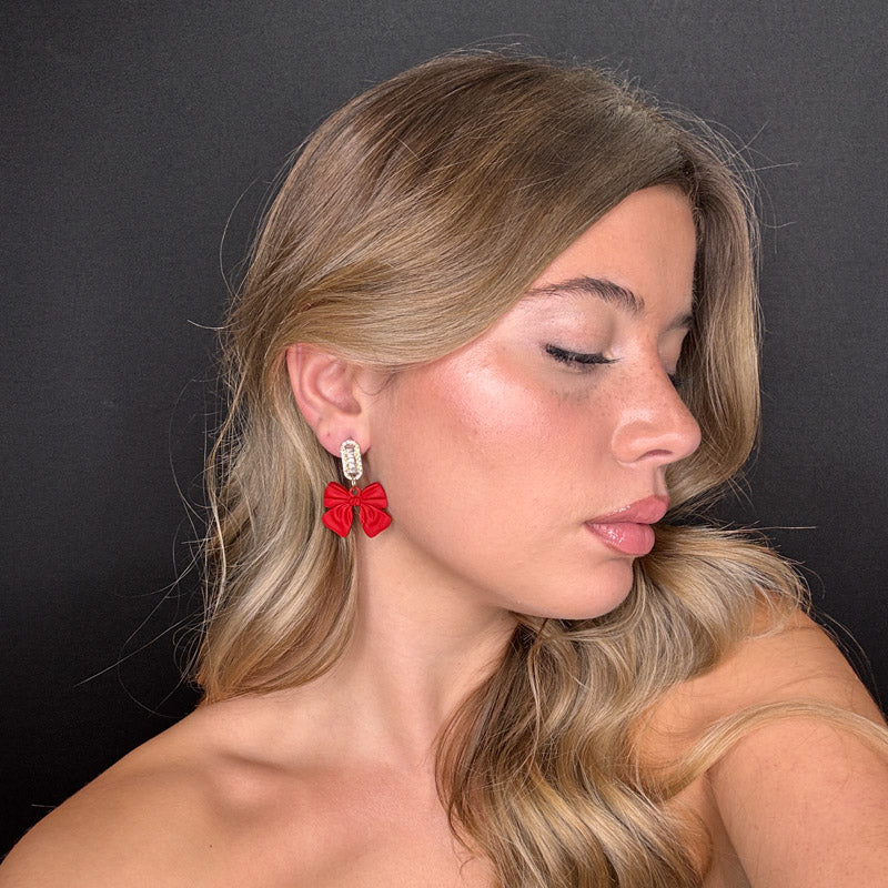 Palestro Milano Orecchini Fiocchetti Luccicosi