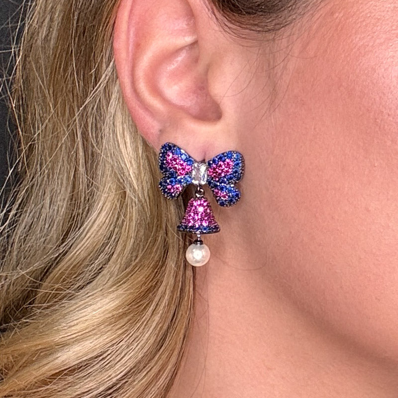 Palestro Milano Orecchini Fiocchetto e Campanella