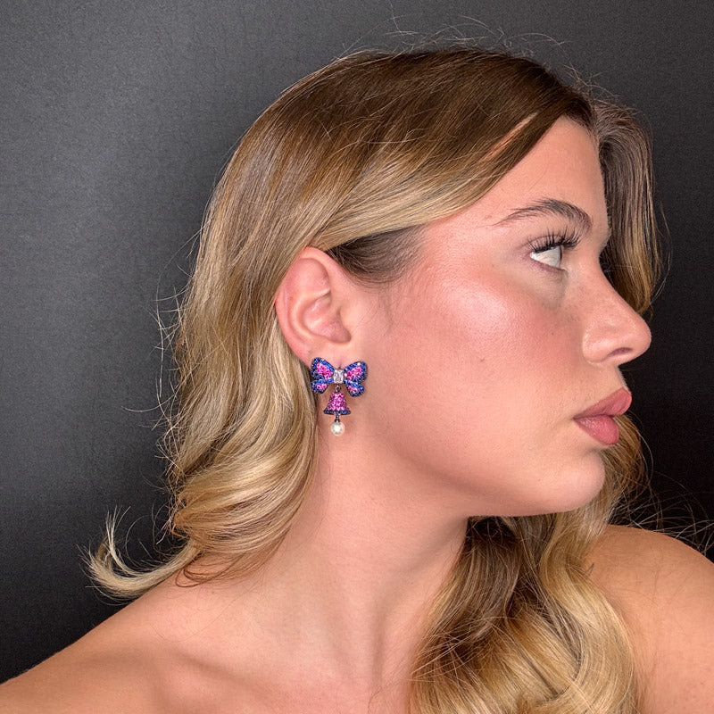 Palestro Milano Orecchini Fiocchetto e Campanella