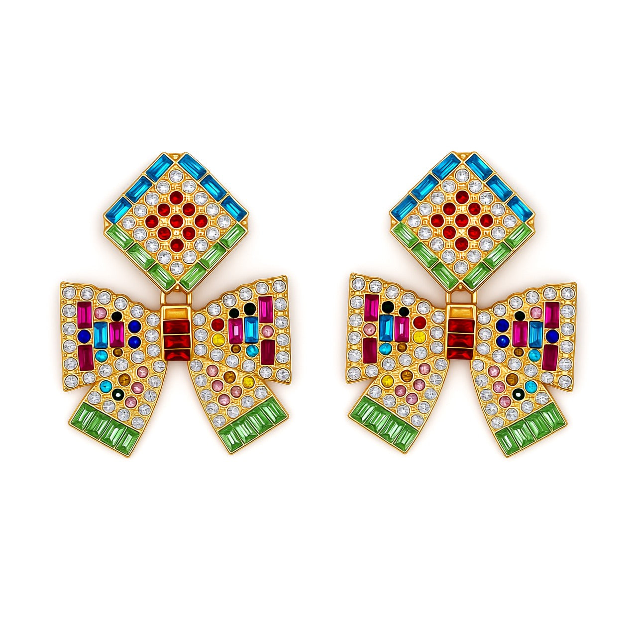 Palestro Milano Orecchini Fiocchi Big multicolor