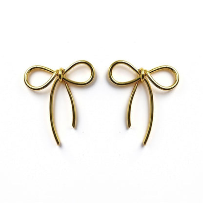 Palestro Milano Orecchini Fiocchi di filo dorato