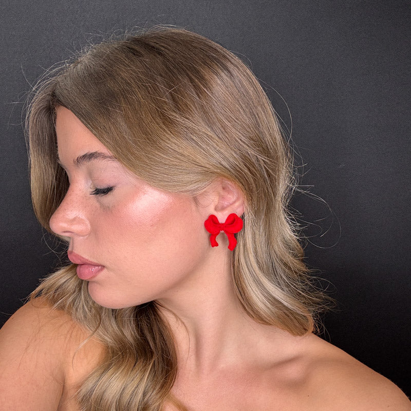 Palestro Milano Orecchini Fiocchi in Velluto