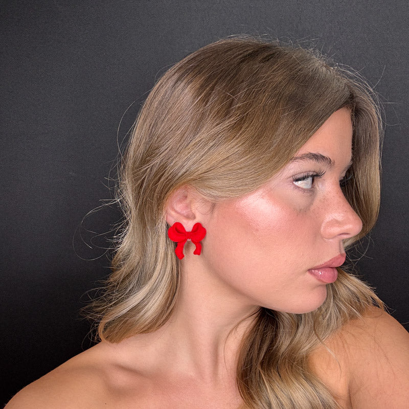 Palestro Milano Orecchini Fiocchi in Velluto