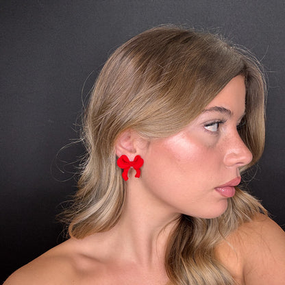 Palestro Milano Orecchini Fiocchi in Velluto