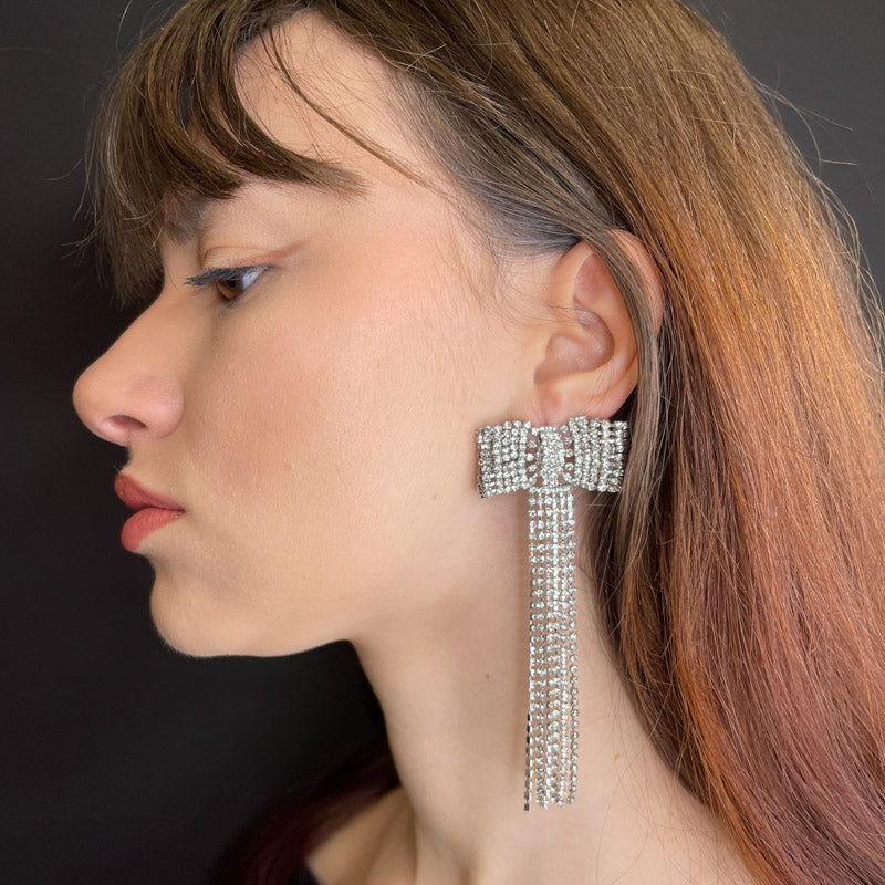 Palestro Milano Orecchini Fiocco a cascata