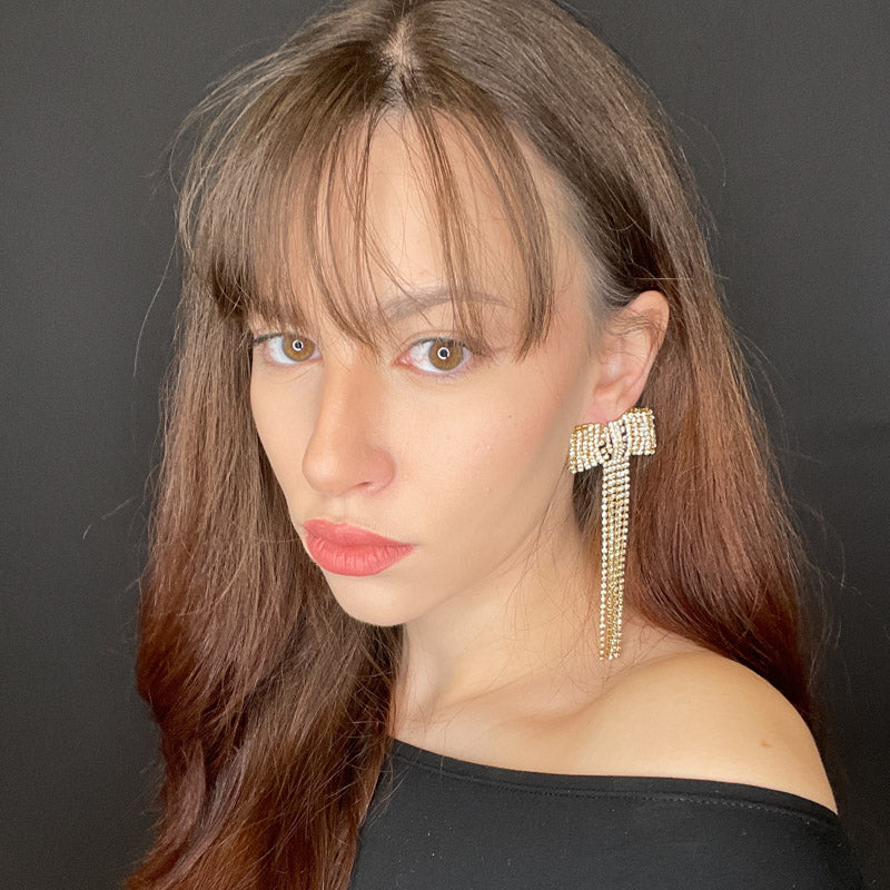 Palestro Milano Orecchini Fiocco a cascata