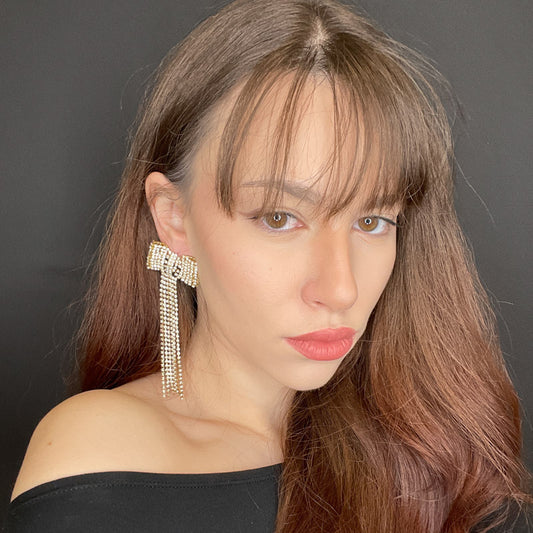 Palestro Milano Orecchini Fiocco a cascata