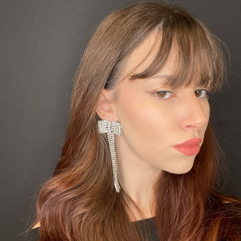 Palestro Milano Orecchini Fiocco a cascata