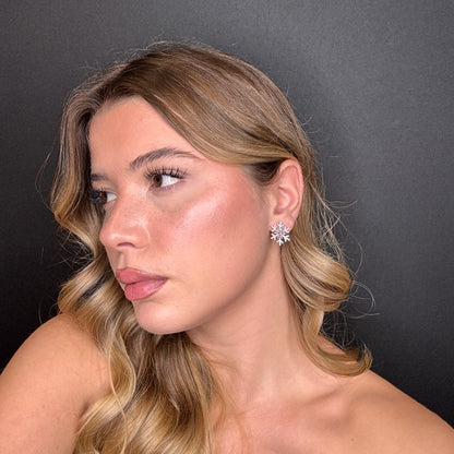 Palestro Milano Orecchini Fiocco di neve brillante