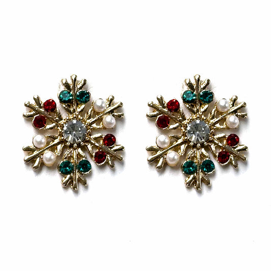 Palestro Milano Orecchini Fiocco di Neve Pietre & Perline