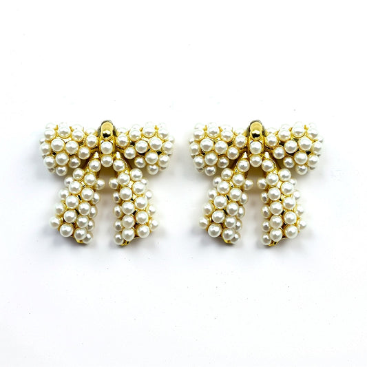 Palestro Milano Orecchini Fiocco di Perline