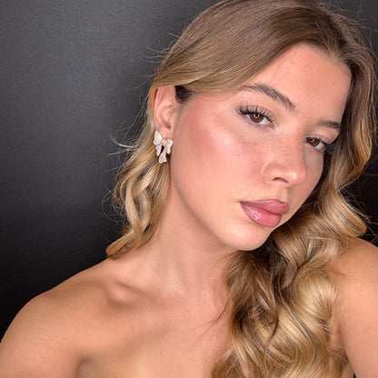 Palestro Milano Orecchini Fiocco di Zirconi