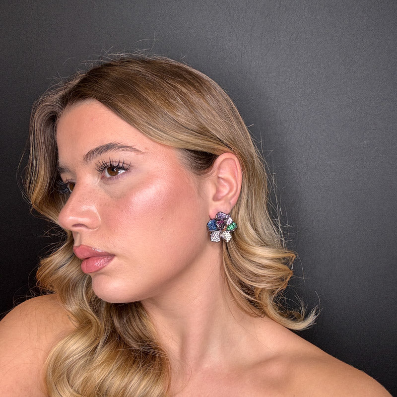 Palestro Milano Orecchini Fior di Gemme