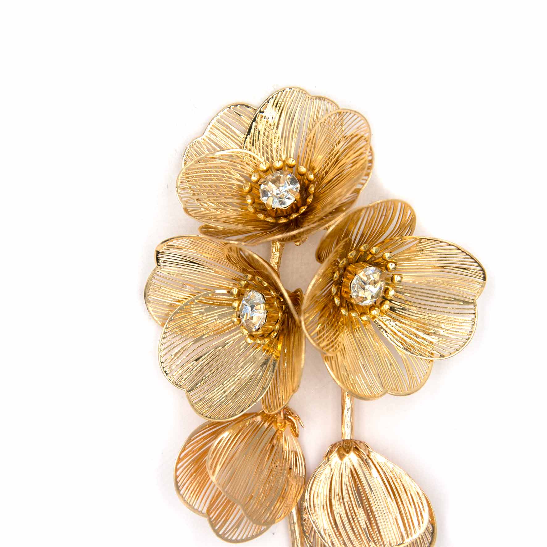 Palestro Milano Orecchini Fiore Leggero Pendente