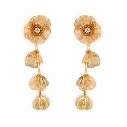 Palestro Milano Orecchini Fiore singolo Fiore Leggero Pendente