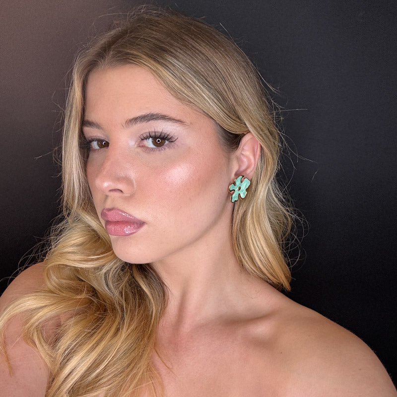 Palestro Milano Orecchini Fiorellini astratti