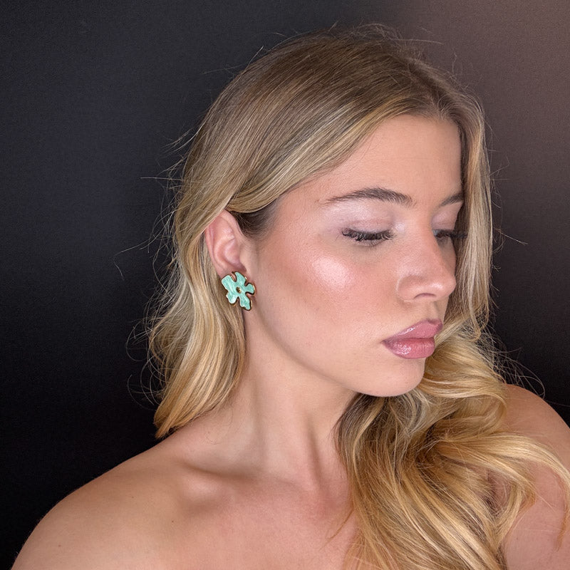 Palestro Milano Orecchini Fiorellini astratti