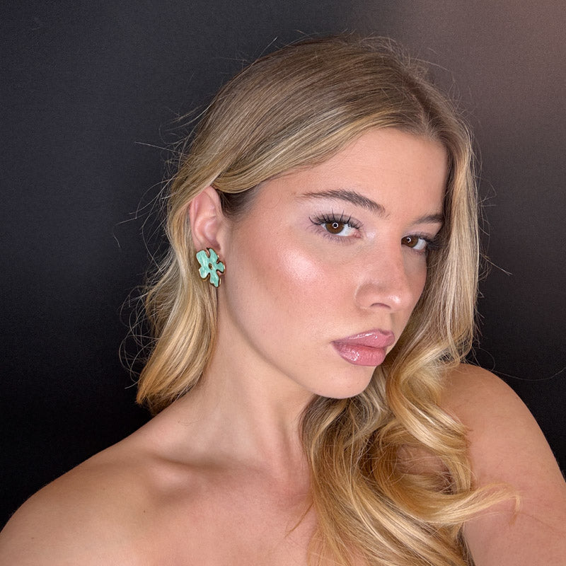 Palestro Milano Orecchini Fiorellini astratti