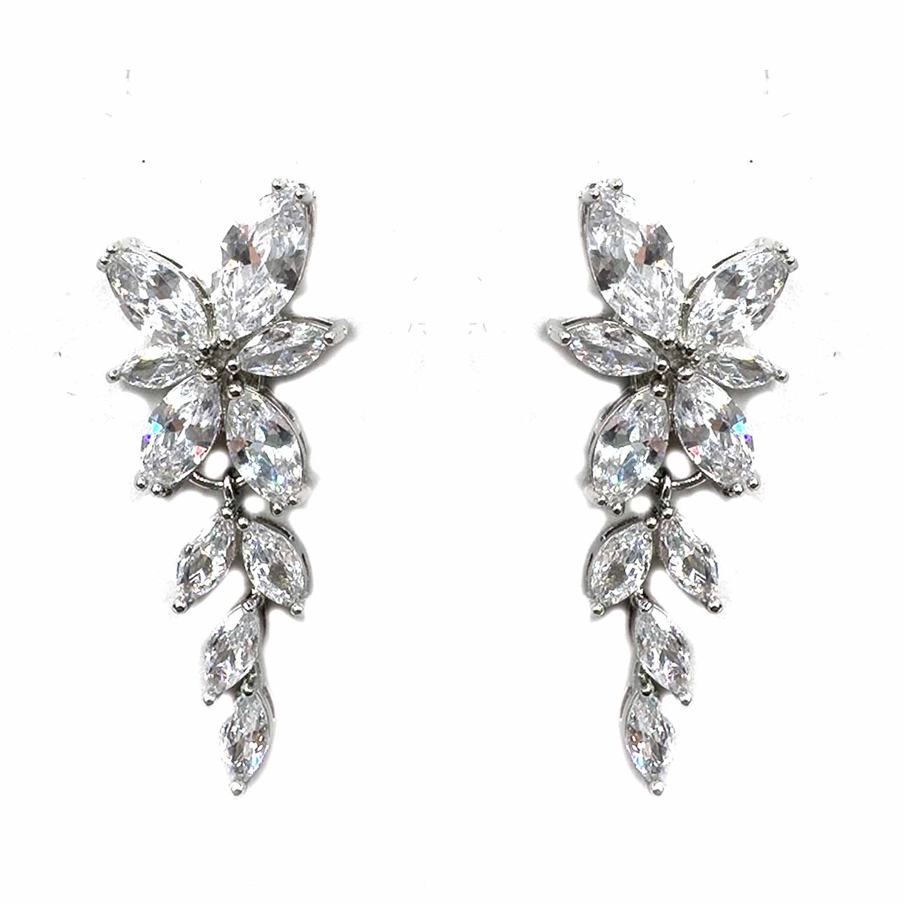 Palestro Milano Orecchini Fiorellini cristallo