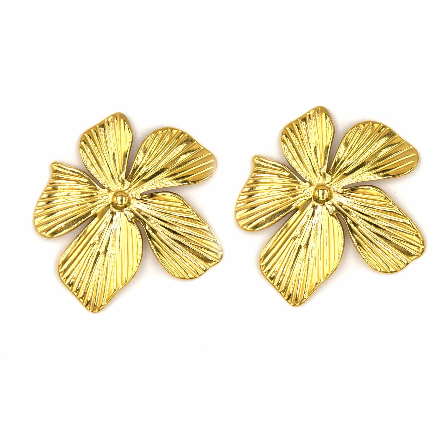 Palestro Milano Orecchini Fiorellino gold plated
