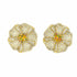 Palestro Milano Orecchini Fiorellino pavè gold