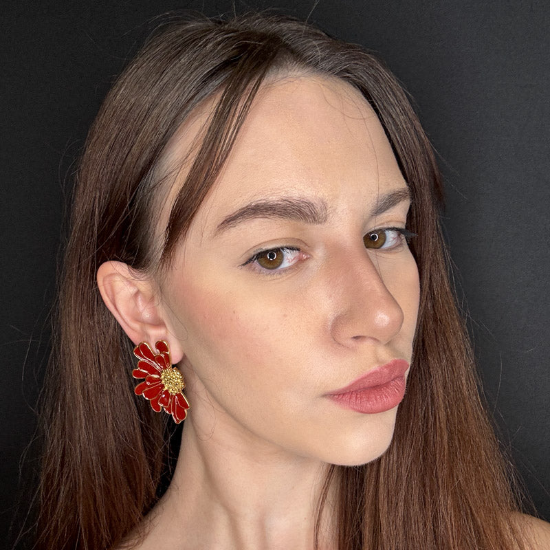 Palestro Milano Orecchini Fiori d'Oro