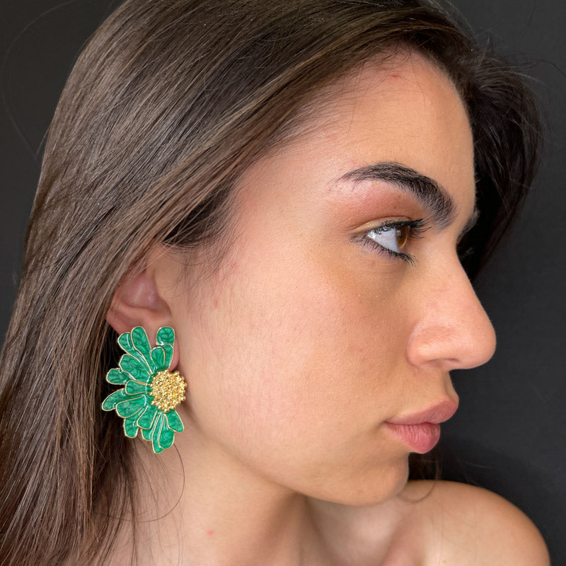 Palestro Milano Orecchini Fiori d'Oro