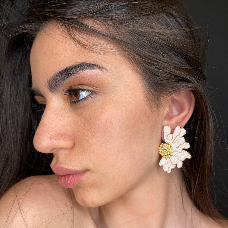 Palestro Milano Orecchini Fiori d'Oro