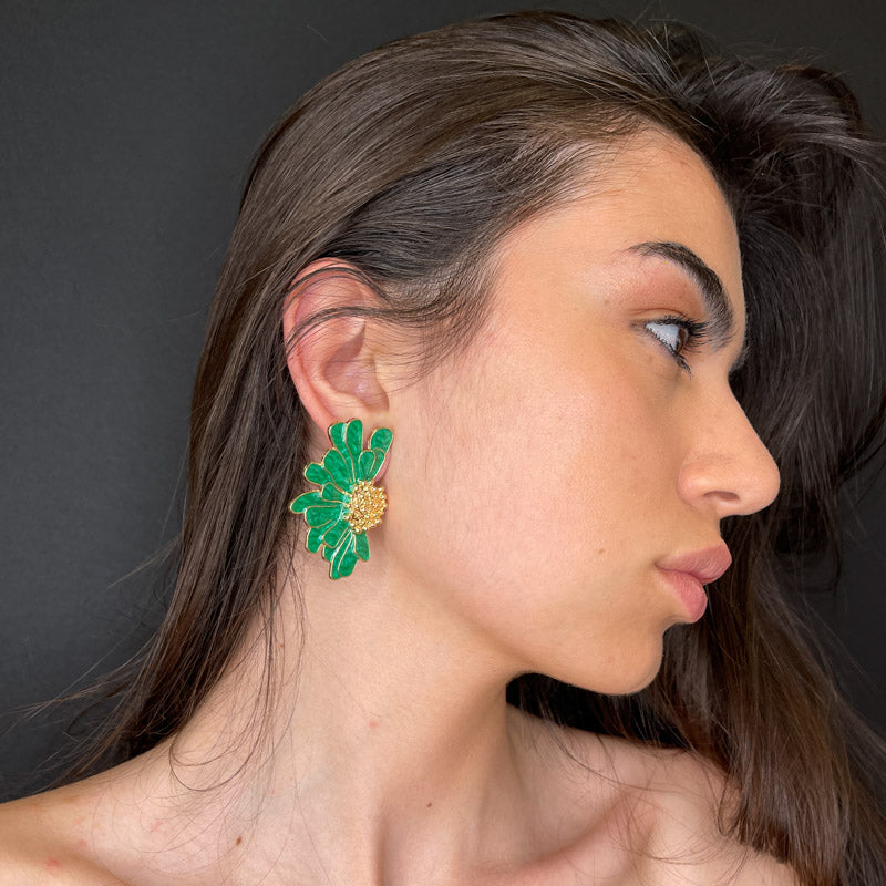 Palestro Milano Orecchini Fiori d'Oro