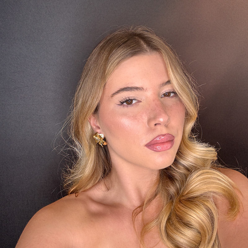 Palestro Milano Orecchini Fiori Dorati