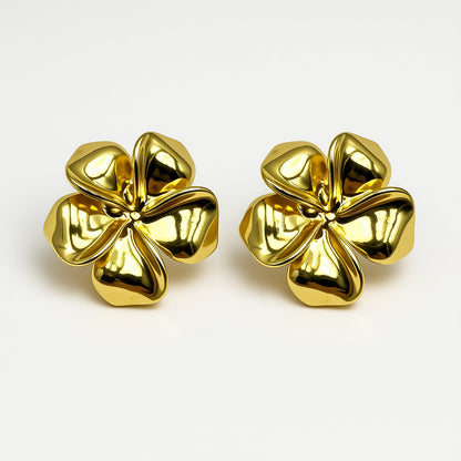 Palestro Milano Orecchini Fiori Dorati