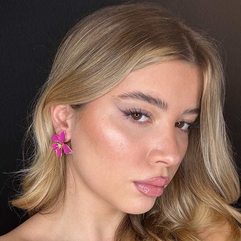 Palestro Milano Orecchini Fiori Tropicali