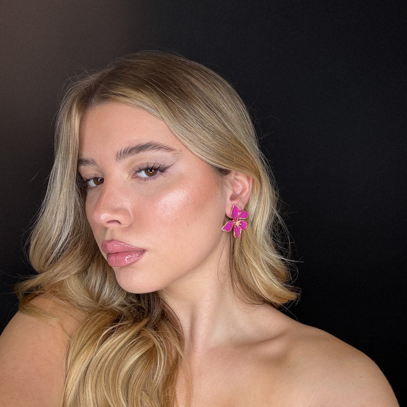 Palestro Milano Orecchini Fiori Tropicali