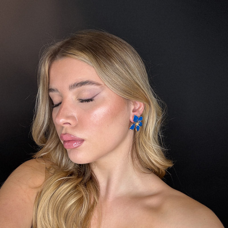 Palestro Milano Orecchini Fiori Tropicali