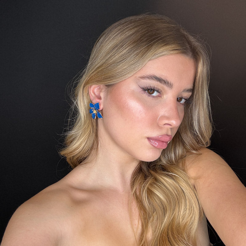 Palestro Milano Orecchini Fiori Tropicali